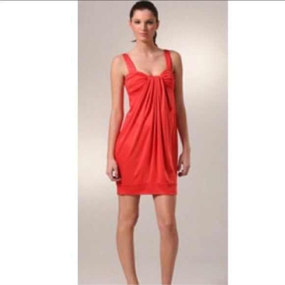 Diane Von Furstenberg Lear Orange Poppy Dress Size 6 - Picture 1 of 7
